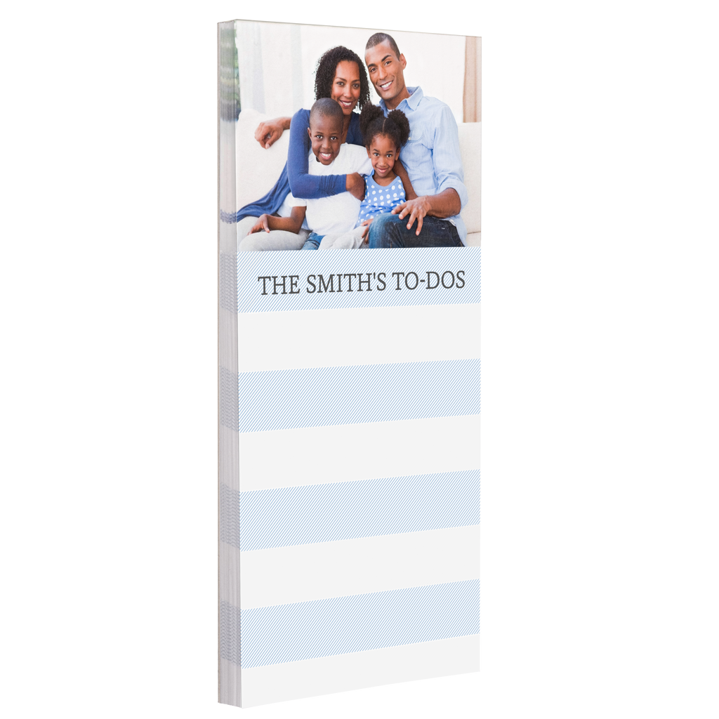 The smith's Fuji Personalized Photo Products magnetic notepad.