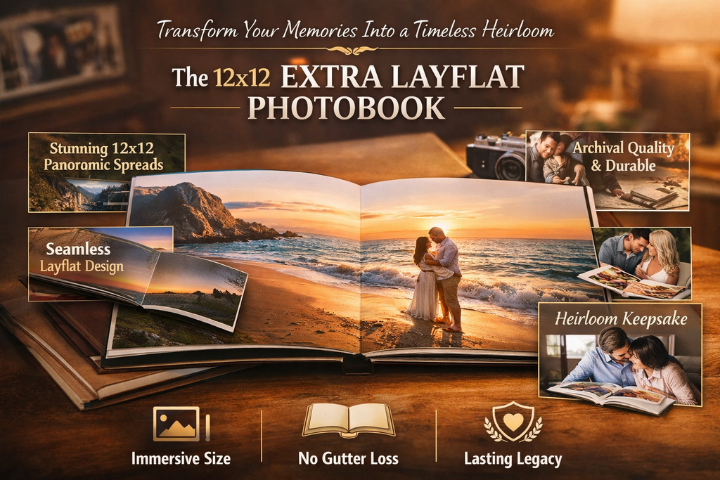 The Ultimate Guide to 12x12 Extra Layflat Photobooks: Why Size and Style Matter for Your Memories