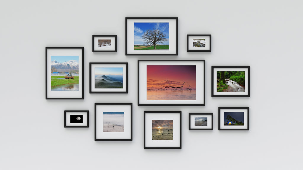 Steps you can follow to create a Gallery Wall: