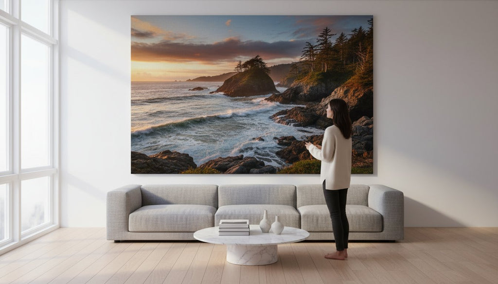 Commanding the Room: The Definitive Guide to Large Canvas Prints from Photos