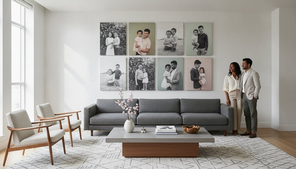 Gallery Wall Ideas with Canvas Prints: Curating a Fine-Art Legacy