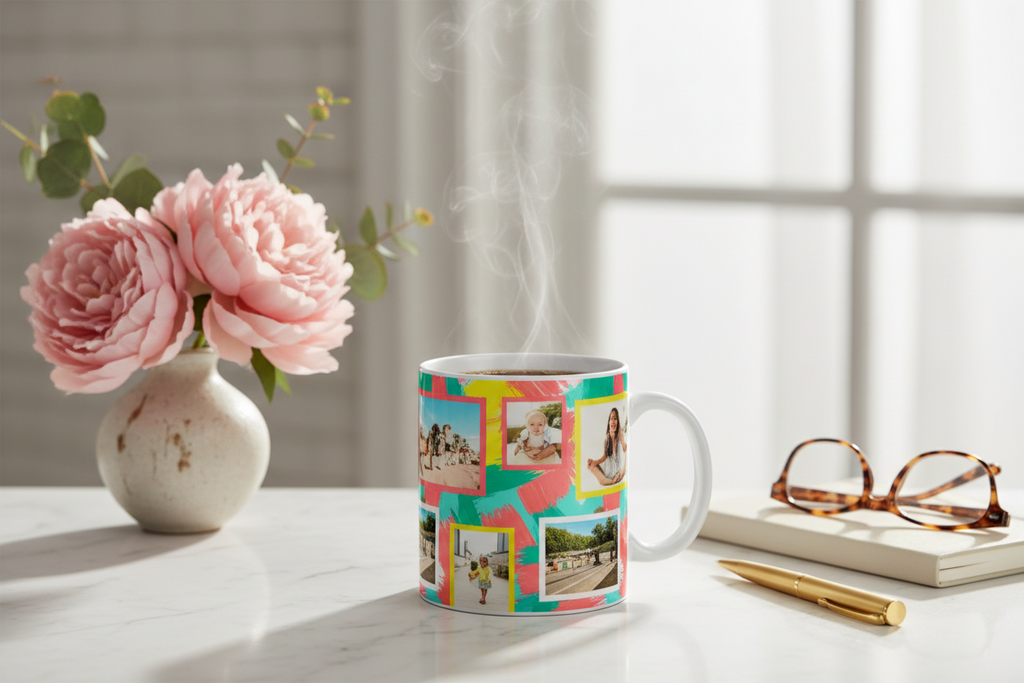 Beyond Basic: Designing a Stunning Colorful Photo Mug for Every Occasion
