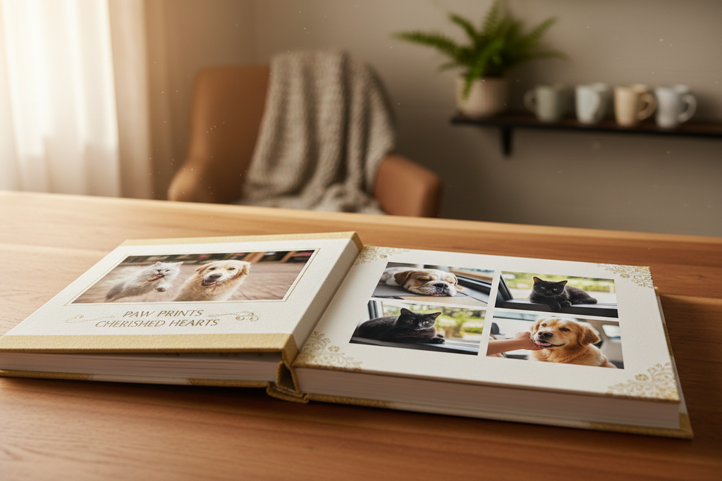 Beyond the Bowl: Elevate Your Pet's Memory with a Personalized Photo Album for Your Home & Office