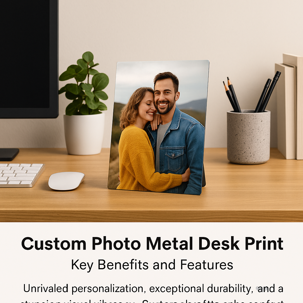 Elevate Your Space: Why a Custom Photo Metal Desk Print is the Perfect Home & Office Accent