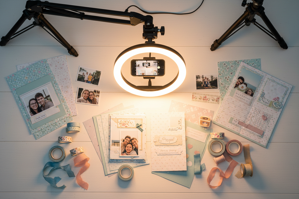 Mastering DIY & Craft Photography: How an **Overhead Tripod for Phone with Ring Light** Elevates Your Memories