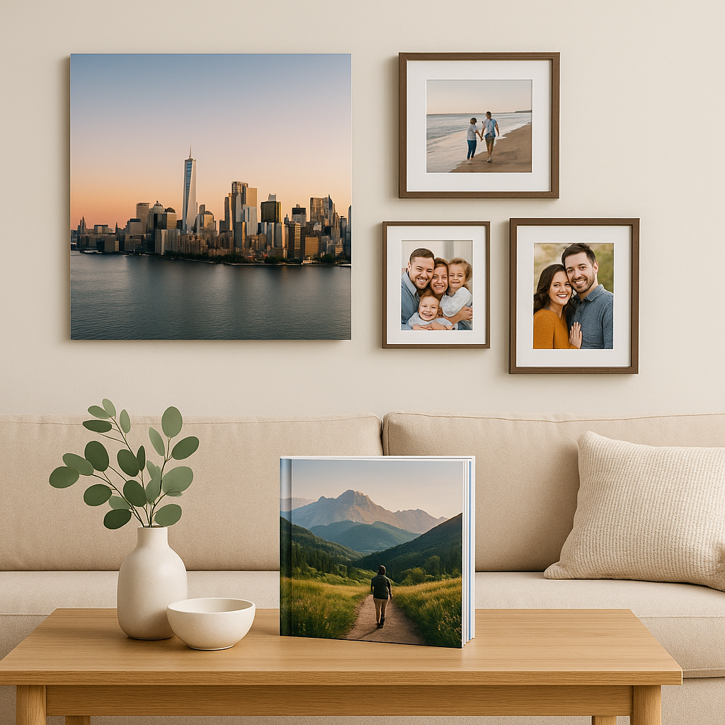 Elevate Your Home & Office with Personalized Photo Books & Wall Art