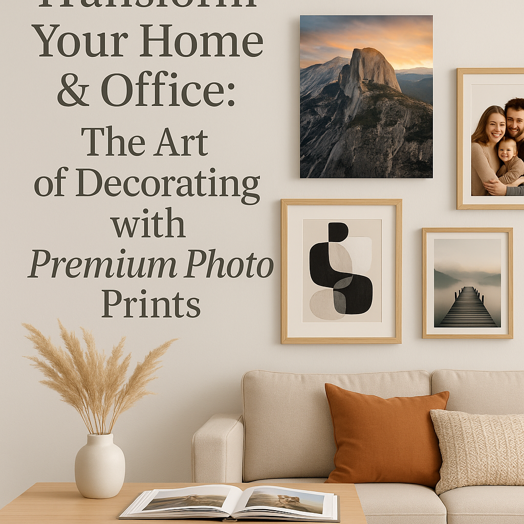 Transform Your Home & Office: The Art of Decorating with Premium Photo Prints