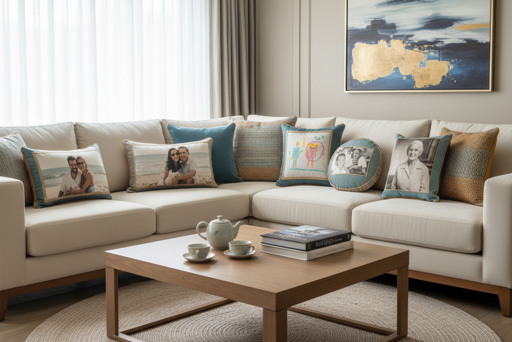 Transform Your Space: How Custom Photo Throw Pillows Elevate Your Homewares Decor