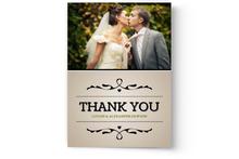 A Photo Book Press personalized Create Your Own Wedding Card with an image of a couple kissing.
