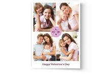 Custom printed Personalized Valentine's Day Cards by Photo Book Press.